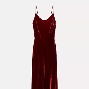 Zara Red Slip Dress ZW Collection L NWT
